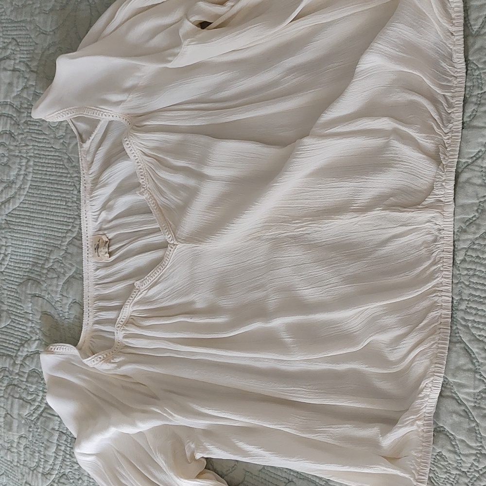 O'Neill boho cropped blouse, sz L